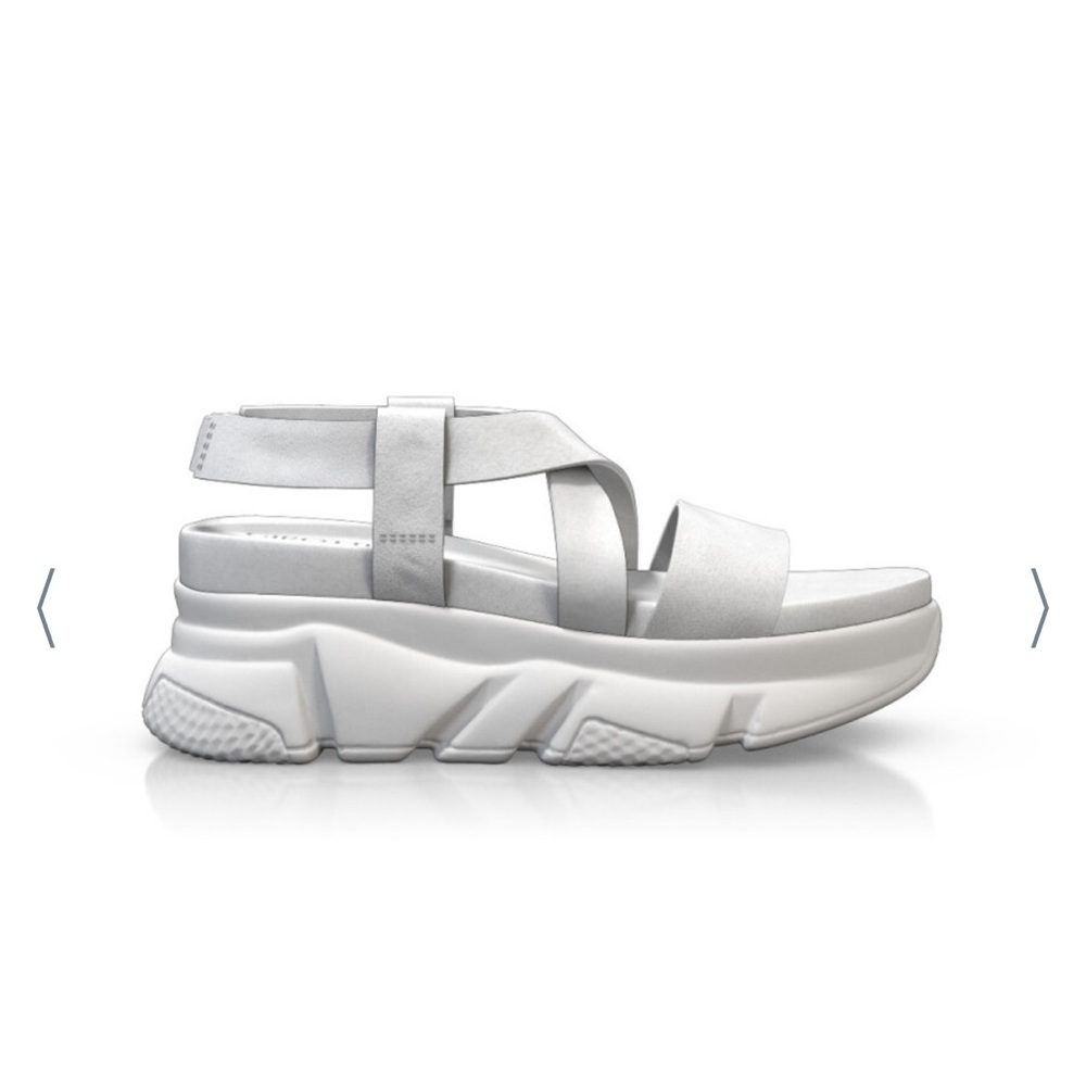 Girotti CHUNKY SOLE SANDALS 65398 white